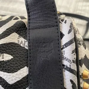 MCM | Bags | Mcm Zebra Print Limited Edition Two Way Bag